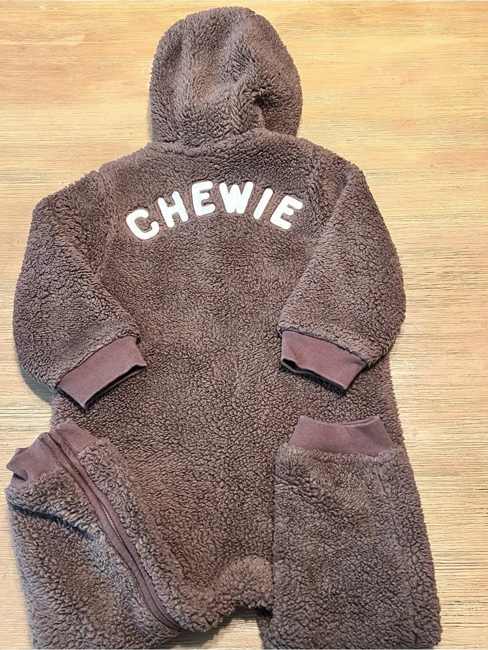 Baby GAP Brown Hooded One-Piece Chewie Onesie